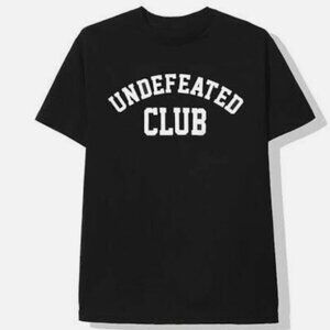 Anti Social Social Club X Undefeated "Club Undefeated" Tee Black 100% authentic